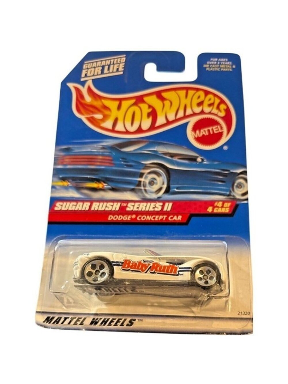 Die Cast Hot Wheels Sugar Rush Series II Dodge Concept Car Baby Ruth 972 1999 - Picture 4 of 6